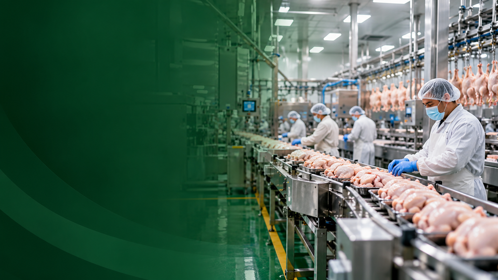 Illustrative poultry processing line